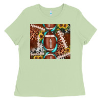 Matcha football leopard gemstone sunflower tumbler3 Ladies Tee - JahusDesignShop