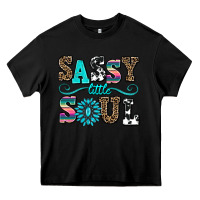 Black sassy little soul Heavy Core Tee - AdoDesignShop