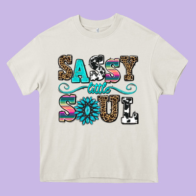 Sassy Little Soul Heavy Core Tee Designed By Adodesignshop