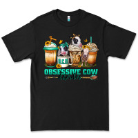 Black ocd obsessive cow disorder coffee cups Premium Tee - Jasminsmagicworld