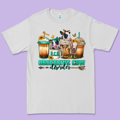 Ocd Obsessive Cow Disorder Coffee Cups Premium Tee Designed By Jasminsmagicworld