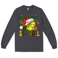 Smoke santa's favorite softball bbs Long Sleeve Tee - BundleAndBundleShop