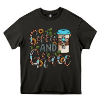 Asphalt coffee and grace Heavy Core Tee - JahusDesignShop