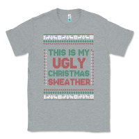 Heather Grey this is my ugly christmas Classic Tee - MaliasSmallBusiness