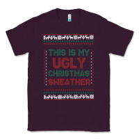 Plum this is my ugly christmas Classic Tee - MaliasSmallBusiness