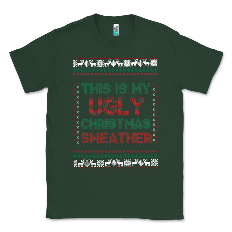 This Is My Ugly Christmas Classic Tee by MaliasSmallBusiness | Teevron