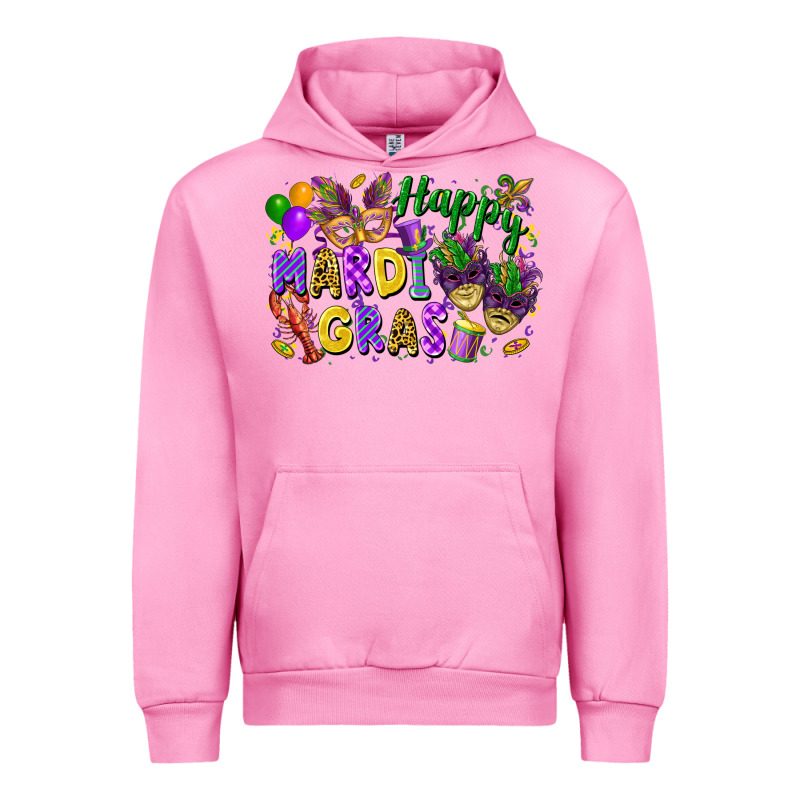 Happy Mardi Gras Urban Hoodie by FaDigitalArtStudio | Teevron