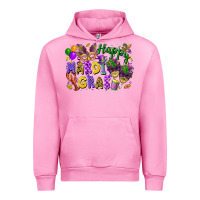 Fuchsia Pink happy mardi gras Urban Hoodie - FaDigitalArtStudio