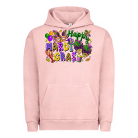Pigment Salmon happy mardi gras Urban Hoodie - FaDigitalArtStudio