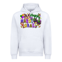 White happy mardi gras Urban Hoodie - FaDigitalArtStudio
