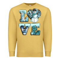 Antique Gold love winter Premium Sweatshirt - CowGirlArtShop