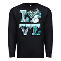 Black love winter Premium Sweatshirt - CowGirlArtShop