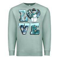 Seafoam love winter Premium Sweatshirt - CowGirlArtShop