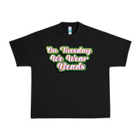 Black on tuesday we wear beads Urban Heavy Tee - MaliasSmallBusiness