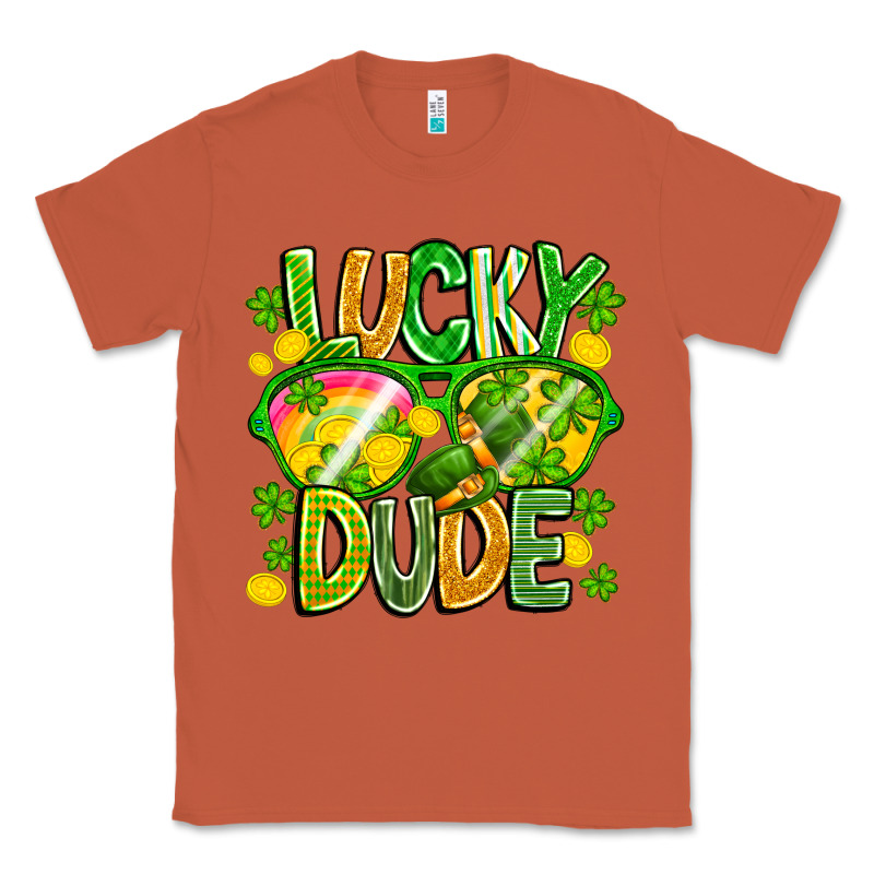 Lucky Dude Classic Tee by CowhideDigitalArt | Teevron
