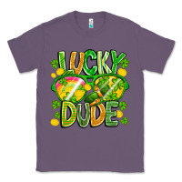 Lavender Lucky Dude Classic Tee - CowhideDigitalArt
