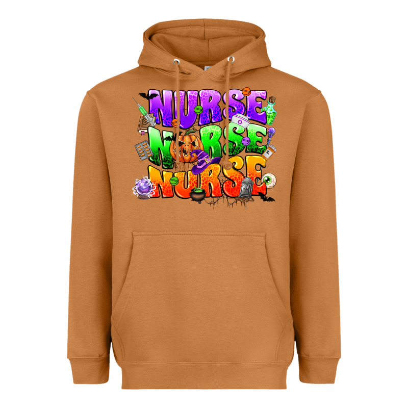 Nurse Nurse Nurse Halloween Heavyweight Hoodie by CowGirlArtShop | Teevron