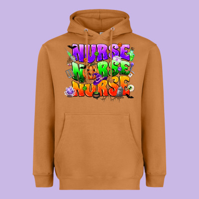 Nurse Nurse Nurse Halloween Heavyweight Hoodie Designed By Cowgirlartshop