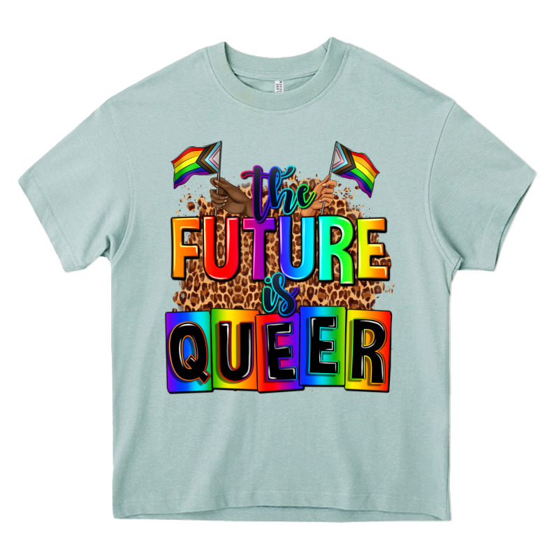 The Fuuture Is Queer Heavy Core Tee by AdoDesignShop | Teevron