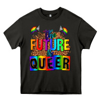Asphalt the fuuture is queer Heavy Core Tee - AdoDesignShop