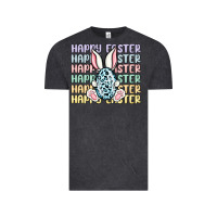 Vintage Black happy easter Vintage Tee - MaliasSmallBusiness