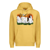 Antique Gold ghost horses halloween Premium Hoodie - CowGirlArtShop