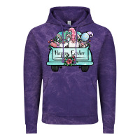 Cloud Purple easter gnomes truck Vintage Hoodie - Jasminsmagicworld