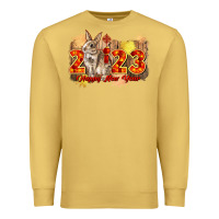 Antique Gold chinese new year 2023 rabbit year Premium Sweatshirt - CowGirlArtShop