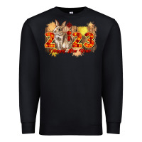 Black chinese new year 2023 rabbit year Premium Sweatshirt - CowGirlArtShop