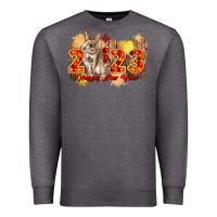 Charcoal Heather chinese new year 2023 rabbit year Premium Sweatshirt - CowGirlArtShop