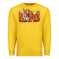 Lemon chinese new year 2023 rabbit year Premium Sweatshirt - CowGirlArtShop