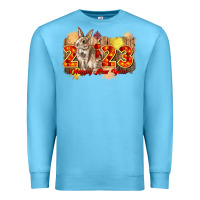 Ocean Blue chinese new year 2023 rabbit year Premium Sweatshirt - CowGirlArtShop