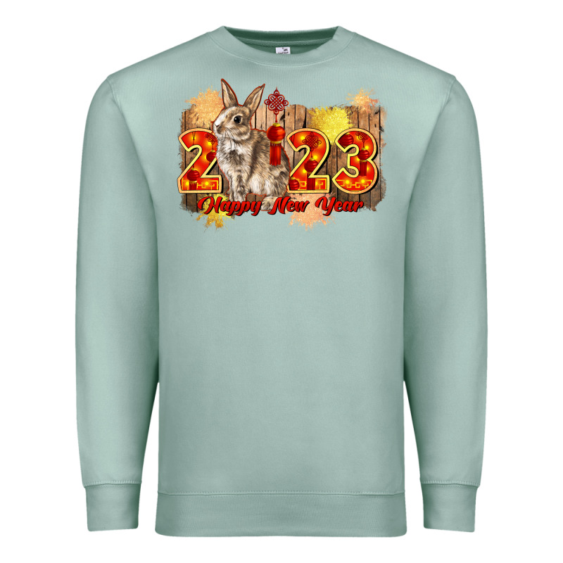 Chinese New Year 2023 Rabbit Year Premium Sweatshirt by CowGirlArtShop | Teevron