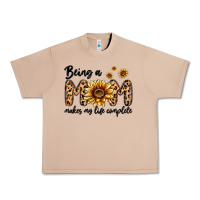 Burro being a mom makes my life complete Urban Heavy Tee - MaliasSmallBusiness