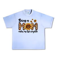 Grape Ice being a mom makes my life complete Urban Heavy Tee - MaliasSmallBusiness