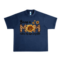 Navy being a mom makes my life complete Urban Heavy Tee - MaliasSmallBusiness