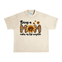Sandshell being a mom makes my life complete Urban Heavy Tee - MaliasSmallBusiness