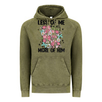 Vintage Olive less of me more of him Vintage Hoodie - MaliasSmallBusiness