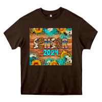 Chocolate Brown senior 2024 tumbler  2 artiststas Heavy Core Tee - Artiststas