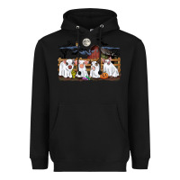 Black halloween pigs Heavyweight Hoodie - CowGirlArtShop