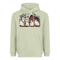 Matcha halloween pigs Heavyweight Hoodie - CowGirlArtShop