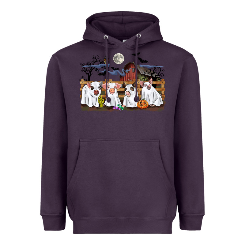 Halloween Pigs Heavyweight Hoodie by CowGirlArtShop | Teevron