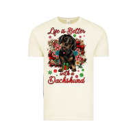 Vintage Arctic Christmas life is better with a dachshund Vintage Tee - JahusDesignShop