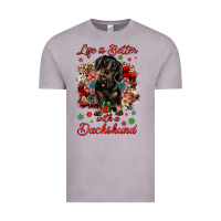 Vintage Zinc Christmas life is better with a dachshund Vintage Tee - JahusDesignShop