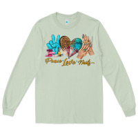 Matcha peace love nails bbs Long Sleeve Tee - BundleAndBundleShop