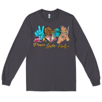 Smoke peace love nails bbs Long Sleeve Tee - BundleAndBundleShop