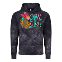 Cloud Black cow girl western boots Vintage Hoodie - MaliasSmallBusiness