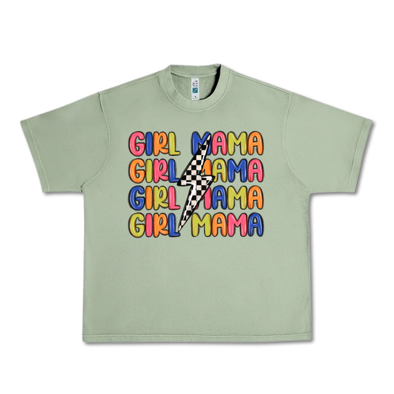 Girl Mama Lightning Bolt Urban Heavy Tee by MaliasSmallBusiness | Teevron