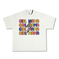 Pistachio girl mama lightning bolt Urban Heavy Tee - MaliasSmallBusiness