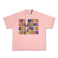 Salmon girl mama lightning bolt Urban Heavy Tee - MaliasSmallBusiness